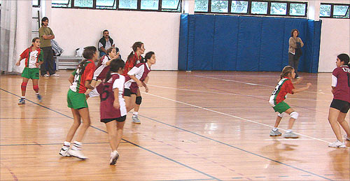 Handball - Equipo de la UBA, categora menores - Partido inaugural, contra el Mariano Acosta