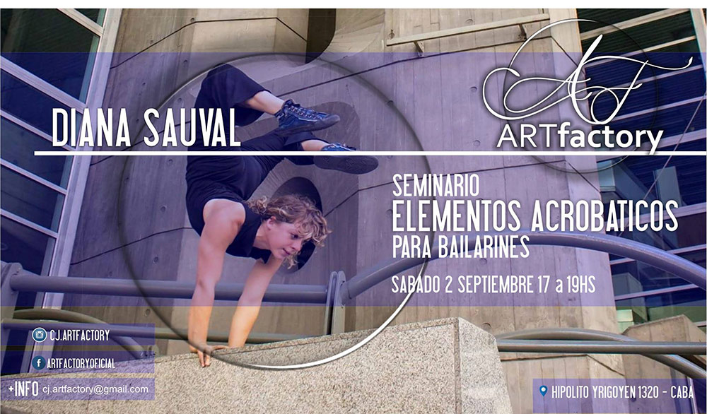 Art Factory - Seminario Acrobacia para danza - Diana Sauval