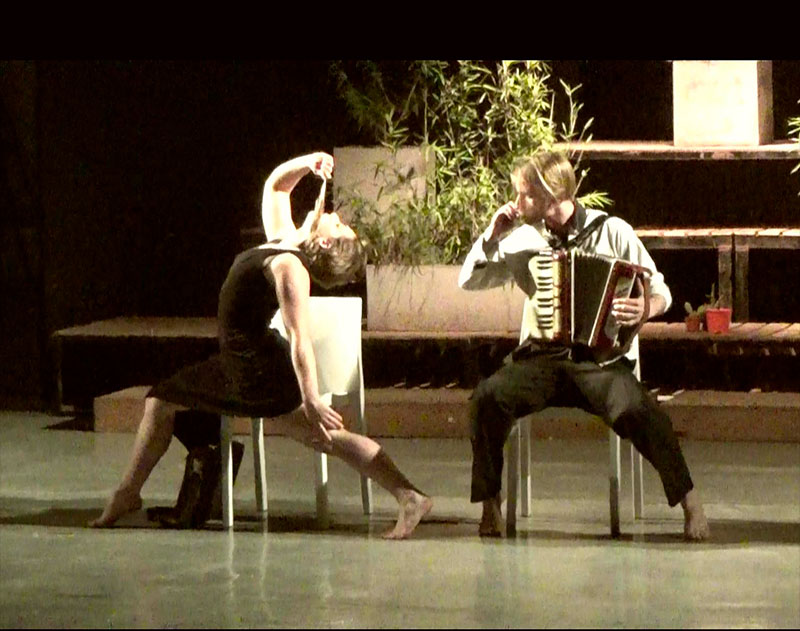 Acrobacia danza - Diana Sauval  - Fausto Silva
