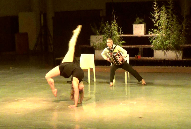 Acrobacia Danza - Diana Sauval - Fausto Silva