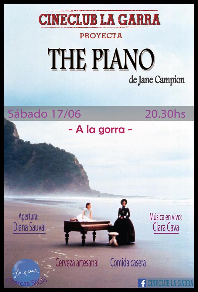 Cine club La Garra - The Piano - La Espera - Diana Sauval - Acrobacia Danza