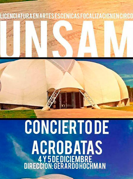 Concierto de Acróbatas - Muestra 2014 alumnos Circo UNSAM - Gerardo Hochman - Diana Sauval