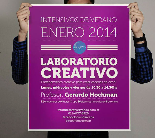 Laboratorio Creativo - entrenamiento creativo para escenas de circo - La Arena - Gerardo Hochman - 2014 - Diana Sauval