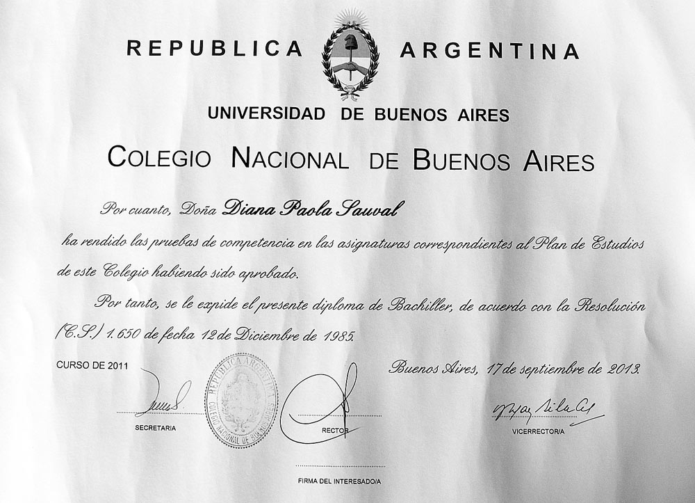 Diana Sauval - Colegio Nacional Buenos Aires