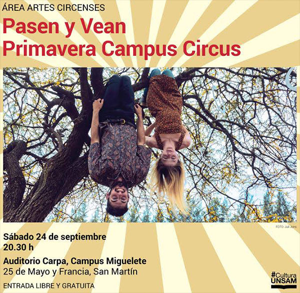 Primavera Campus Circus - UNSAM - Varieté de Circo - Acrobacia y Danza - Diana Sauval