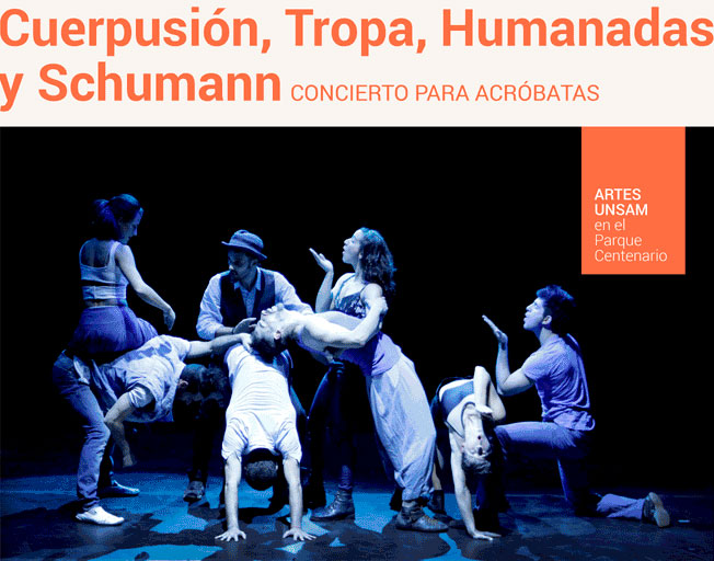 Circo de la UNSAM en Parque Centenario - Schuman Concierto para Acróbatas - Diana Sauval
